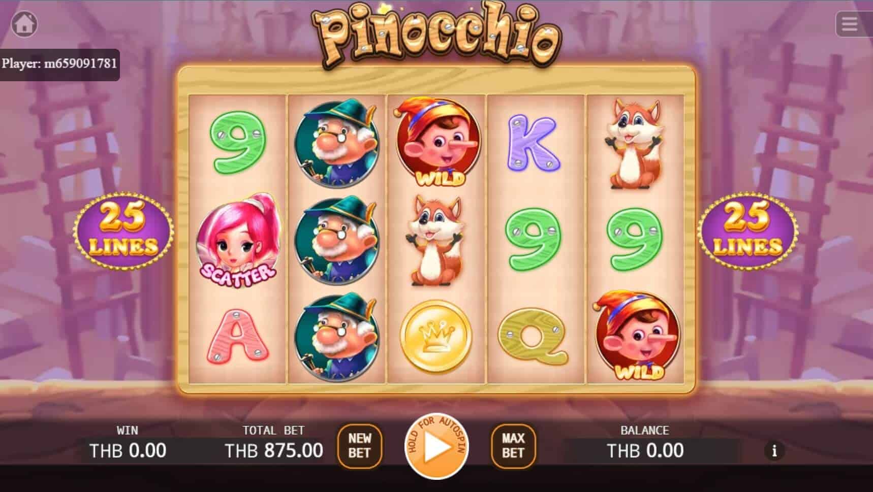 Pinocchio สล็อต เว็บตรง KA Gaming แตกง่าย slotxo 50