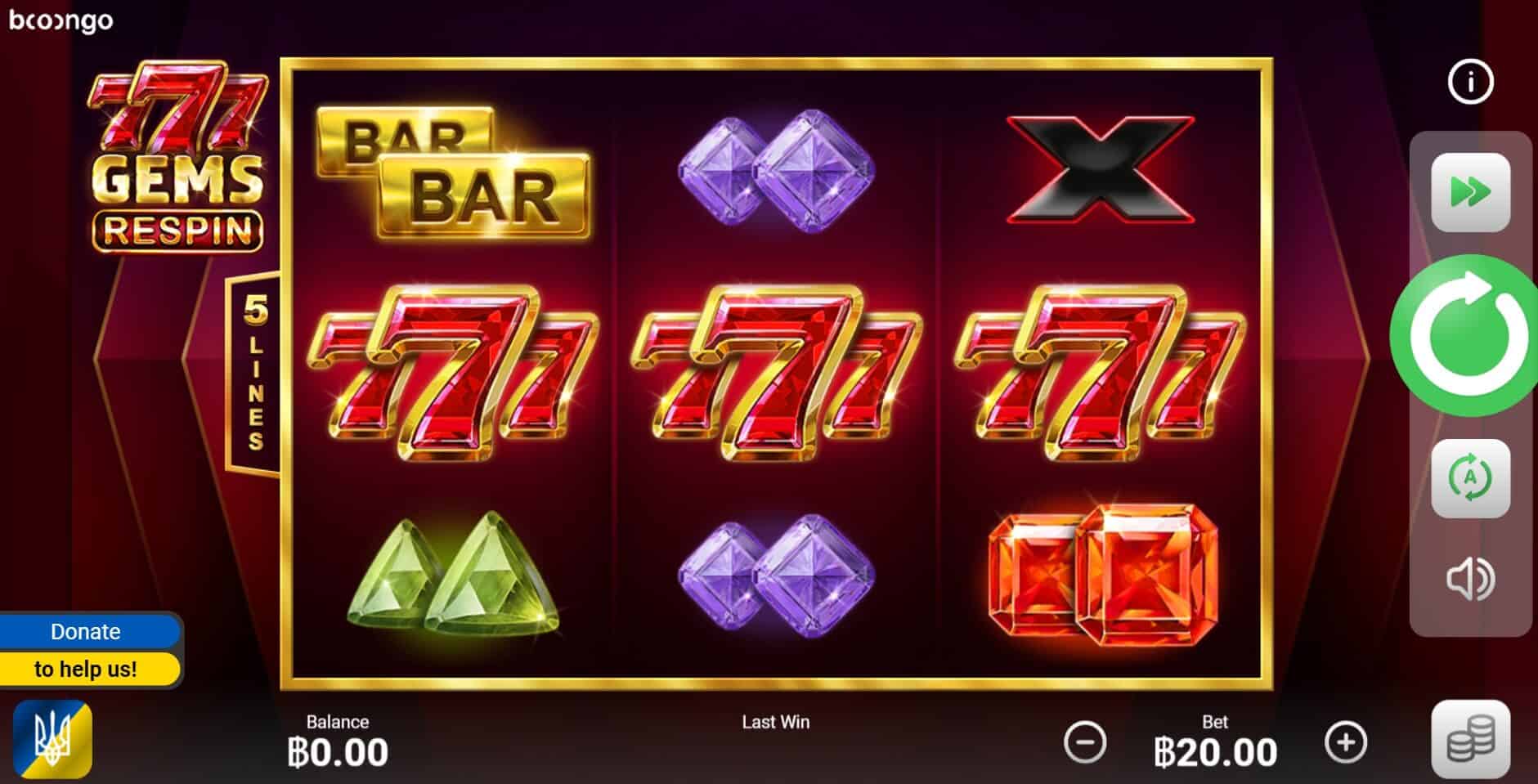 777 Gems Respin ค่าย booongo เว็บ สล็อต เว็บตรง SLOTXO จาก slot xo