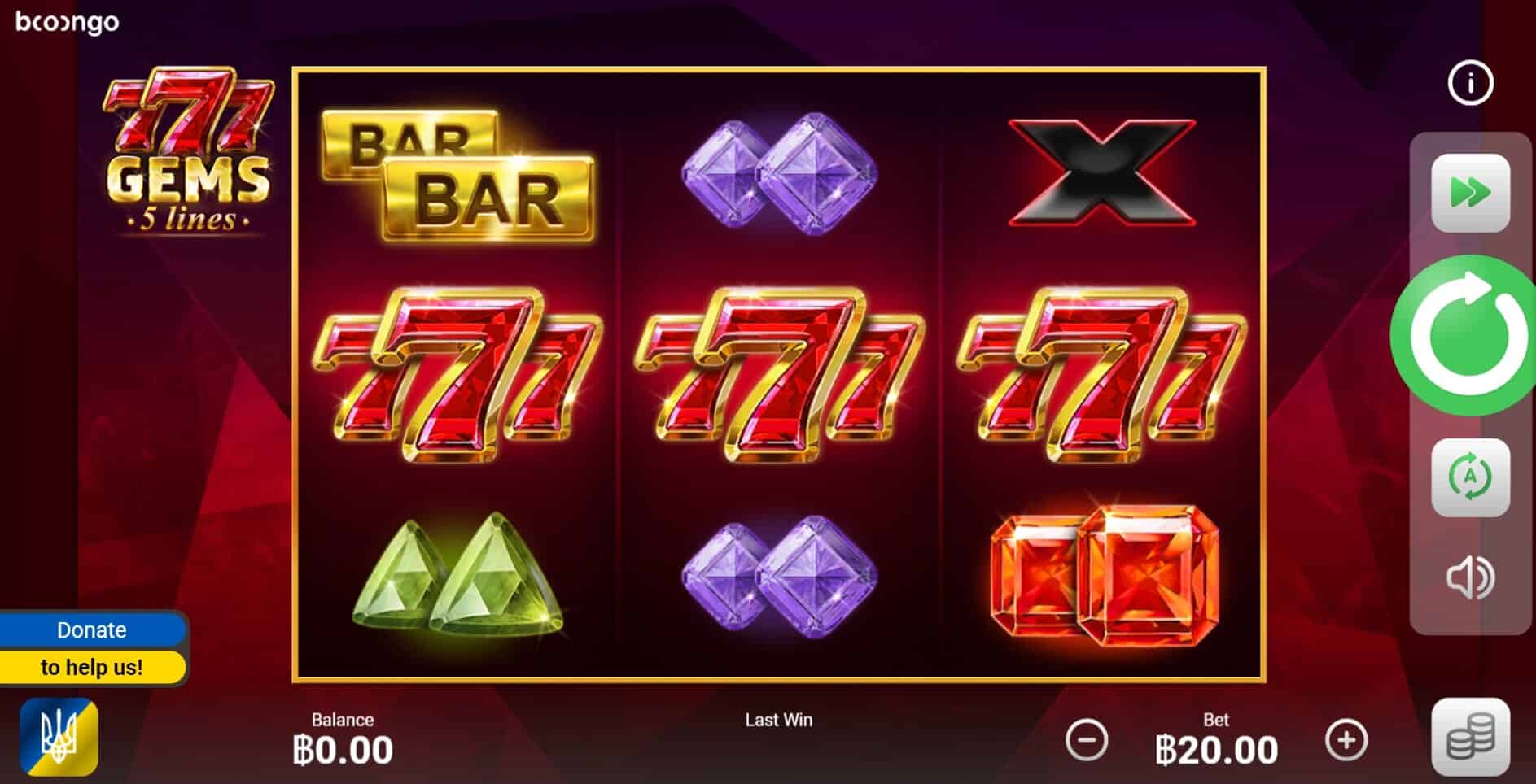 777 Gems ค่าย booongo เว็บ สล็อต เว็บตรง SLOTXO จาก SLOTXO VIP