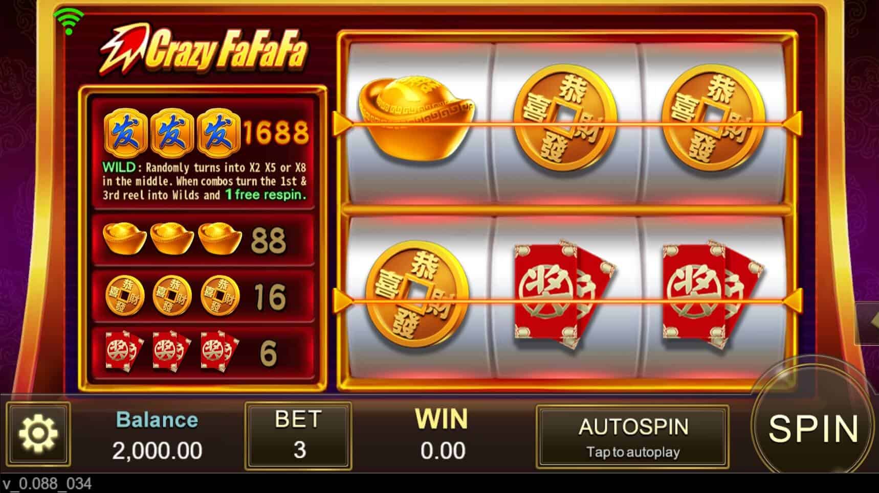 Crazy Fa Fa Fa สล็อต เว็บตรง SLOTXO จากค่าย JILI SLOT เว็บ slotxo