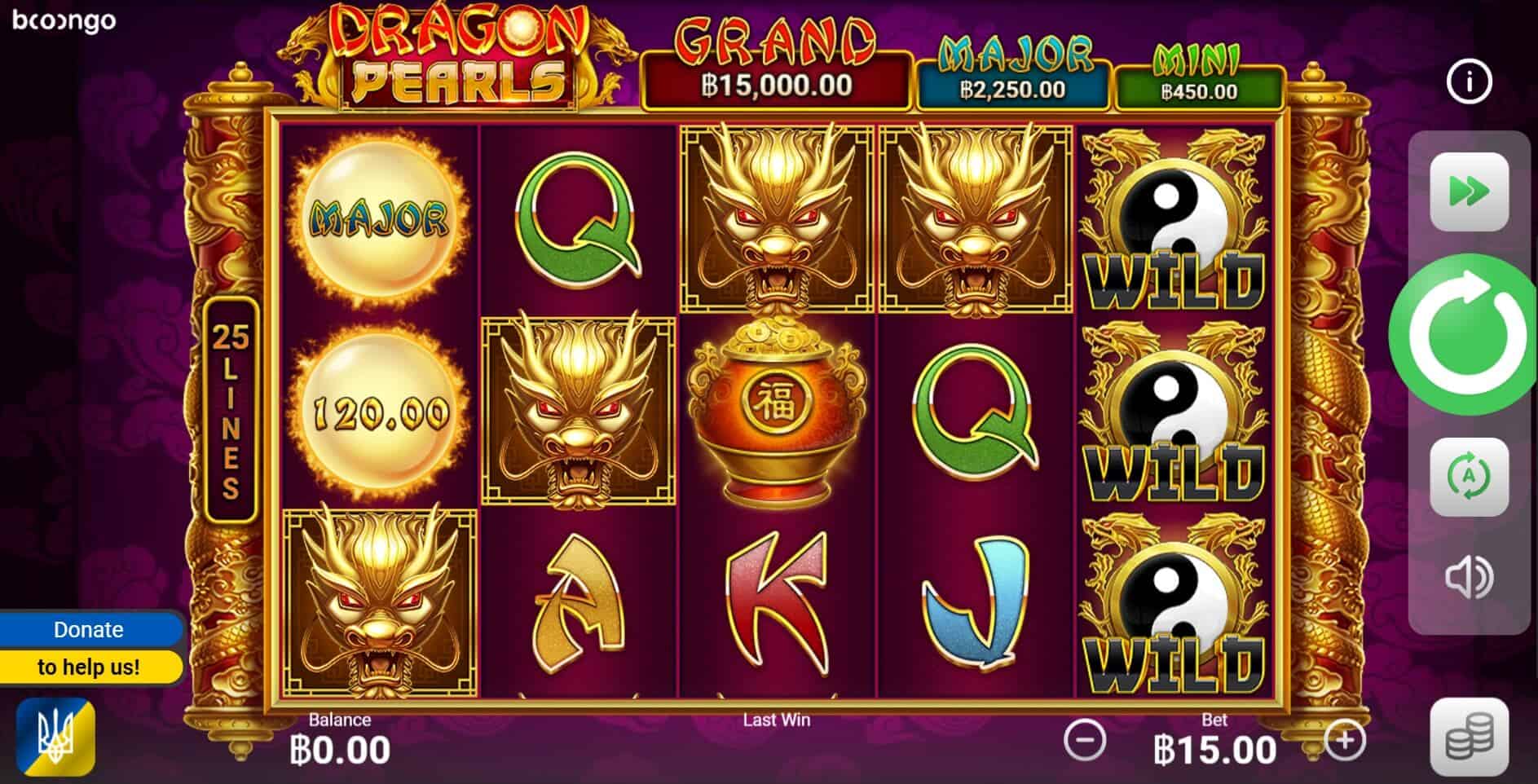 Dragon Pearls Hold And Win ค่าย booongo เว็บ สล็อต เว็บตรง SLOTXO จาก 168slotxo