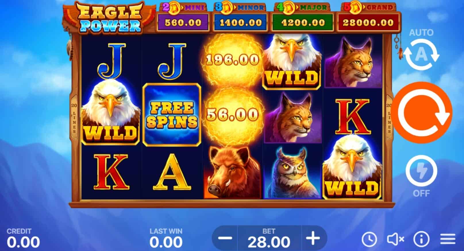 Eagle Power Hold And Win ค่าย booongo เว็บ สล็อต เว็บตรง SLOTXO จาก SLOTXO ฟรีเครดิต