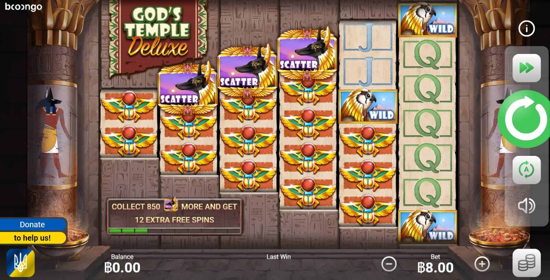 God's Temple Deluxe ค่าย booongo เว็บ สล็อต เว็บตรง SLOTXO จาก SLOTXO VIP