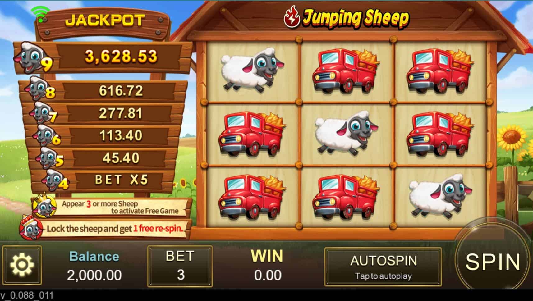 Jumping Sheep สล็อต เว็บตรง SLOTXO จากค่าย JILI SLOT slotxo ฟรีเครดิต