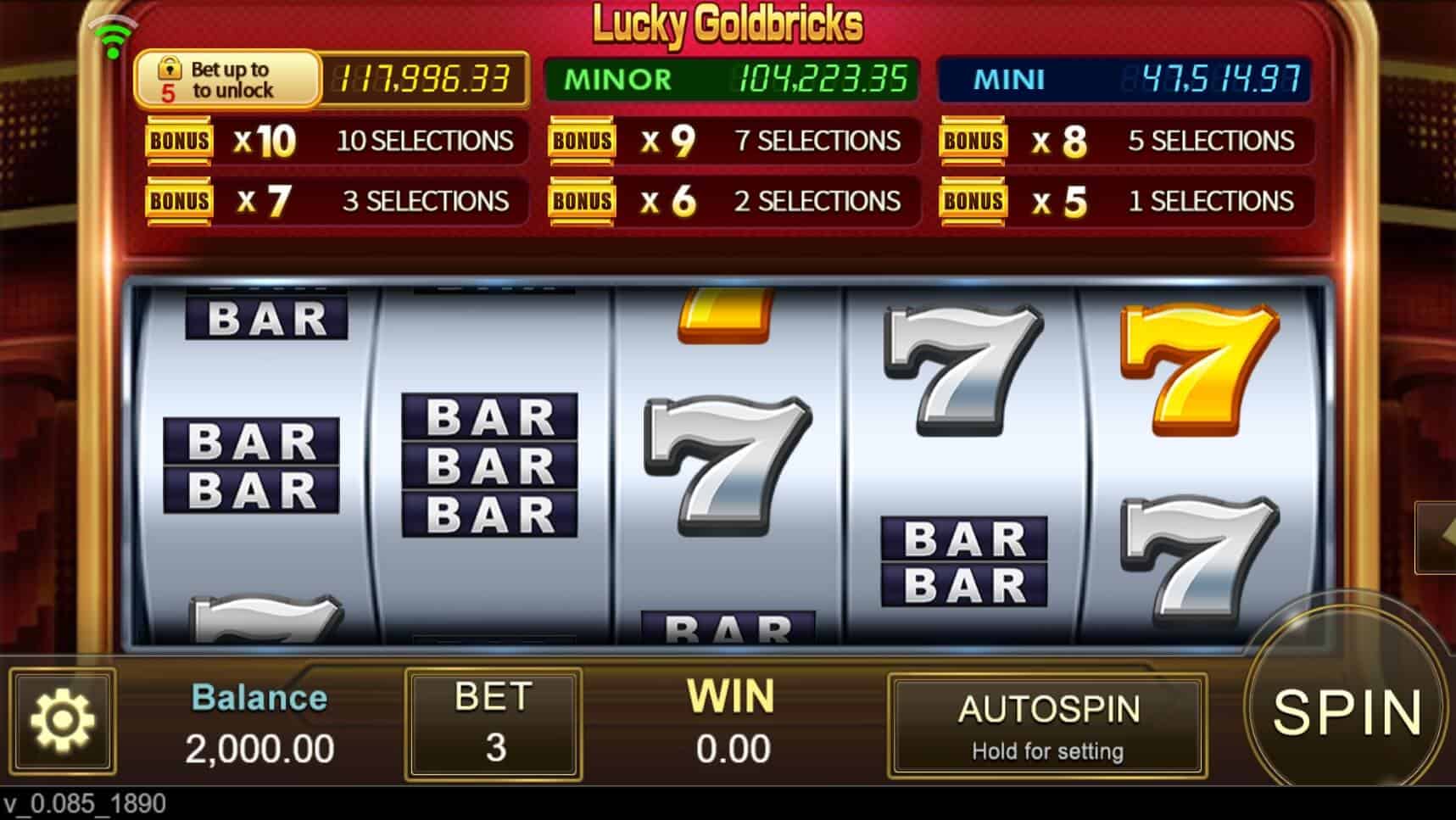 Lucky Goldbricks สล็อต เว็บตรง SLOTXO จากค่าย JILI SLOT slotxo24