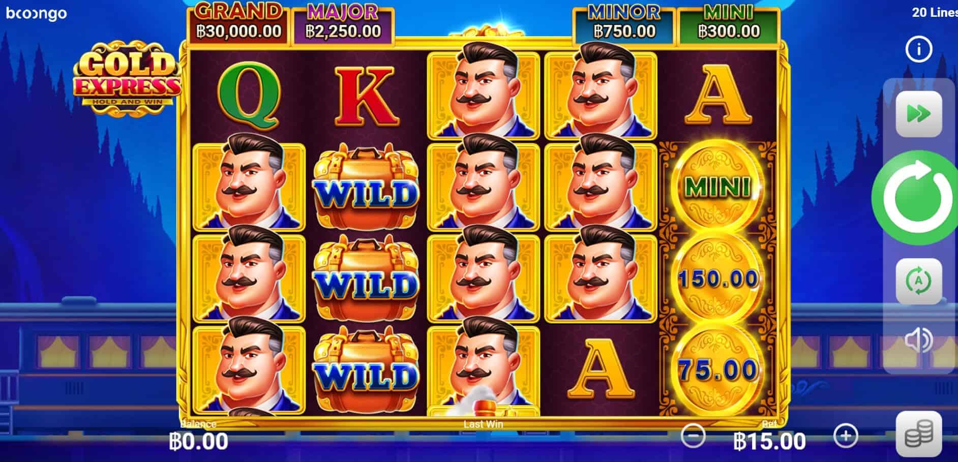 Gold Express Hold And Win BOOONGO SLOTXO1234