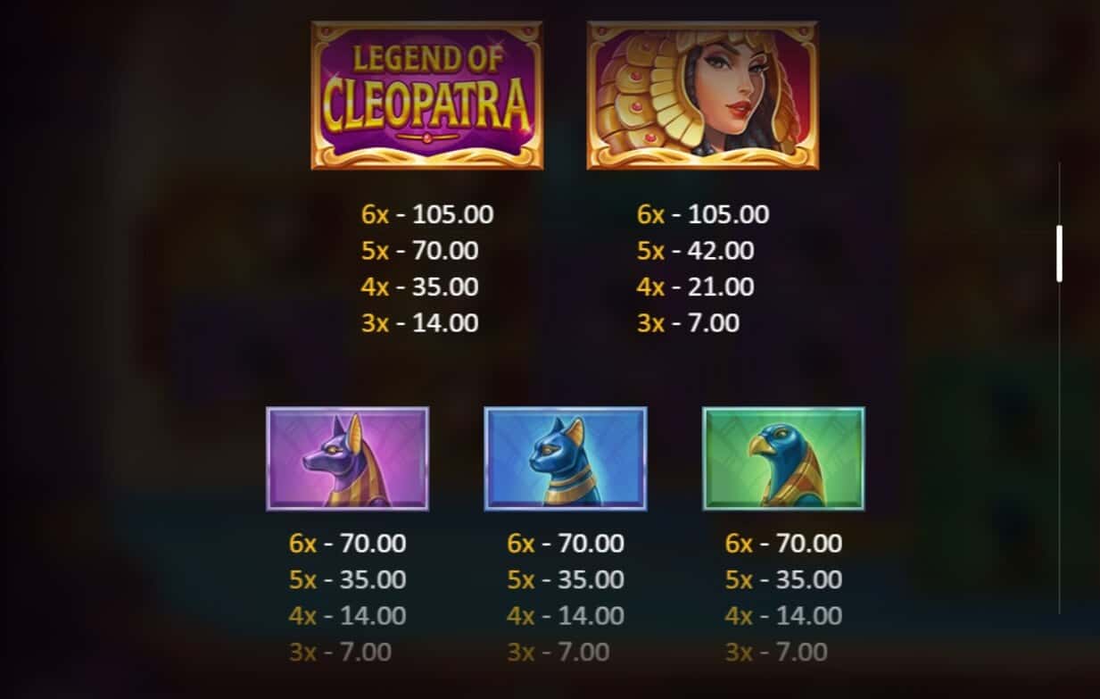 Legend Of Cleopatra ค่าย booongo เว็บ สล็อต เว็บตรง SLOTXO จาก slotxo ฝาก 1 บาท ฟรี 50 บาท