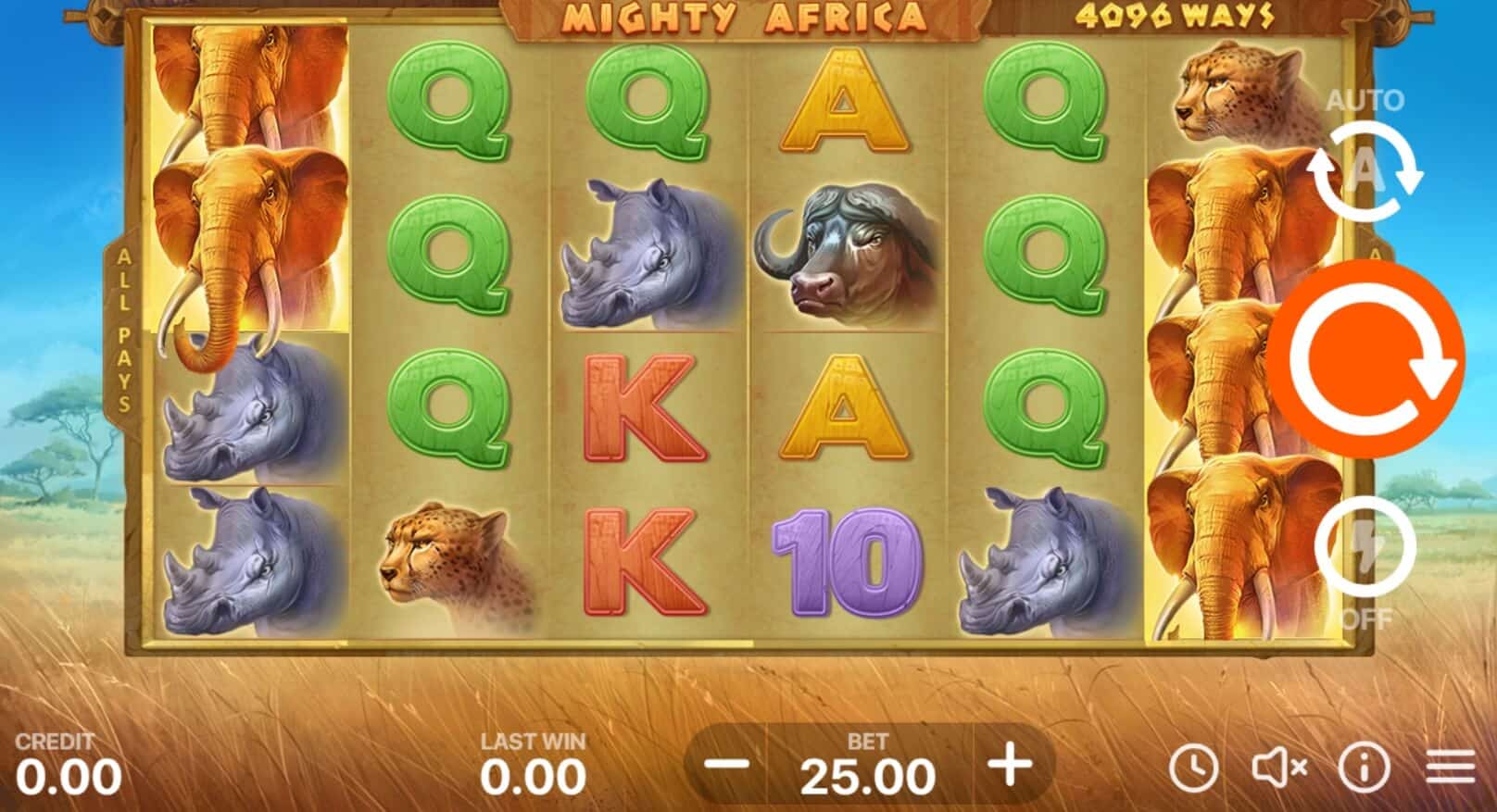 Mighty Africa 4096 Ways ค่าย booongo เว็บ สล็อต เว็บตรง SLOTXO จาก เกม สล็อต xo