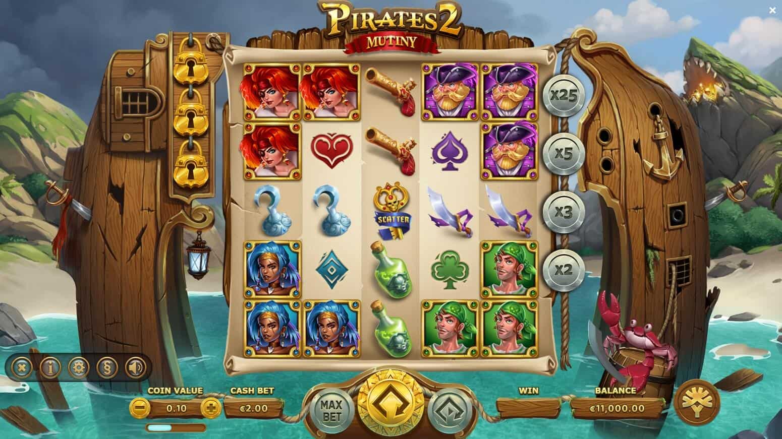 Pirates 2 Mutiny Yggdrasil slotxo