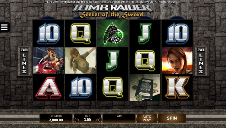 Tomb Raider Secret Of The Sword MICROGAMING slotxo เล่นบนเว็บ