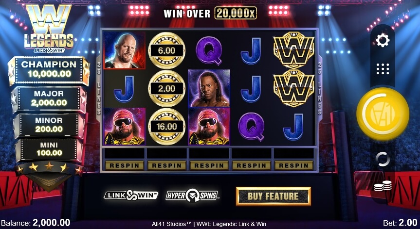 WWE Legends MICROGAMING slotxo แตกง่าย