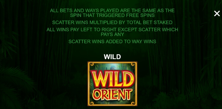 Wild Orient MICROGAMING slotxo โบนัส 100