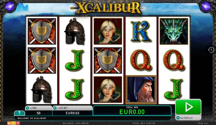 Xcalibur MICROGAMING 168 slotxo