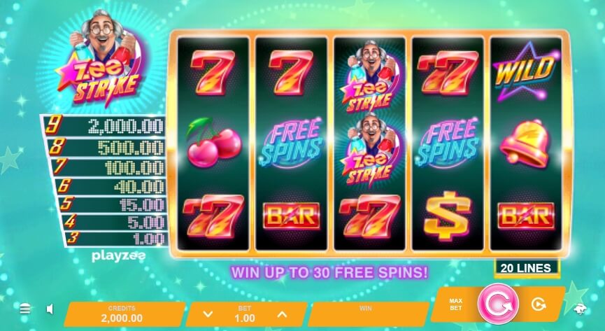 Zee Strike MICROGAMING slotxo โบนัส 100