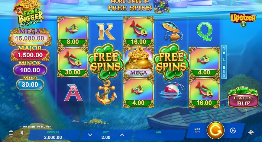 Fishin' Bigger Pots of Gold MICROGAMING slotxo ฟรีเครดิต