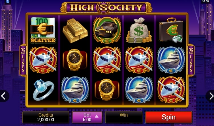 High Society MICROGAMING สล็อต xo