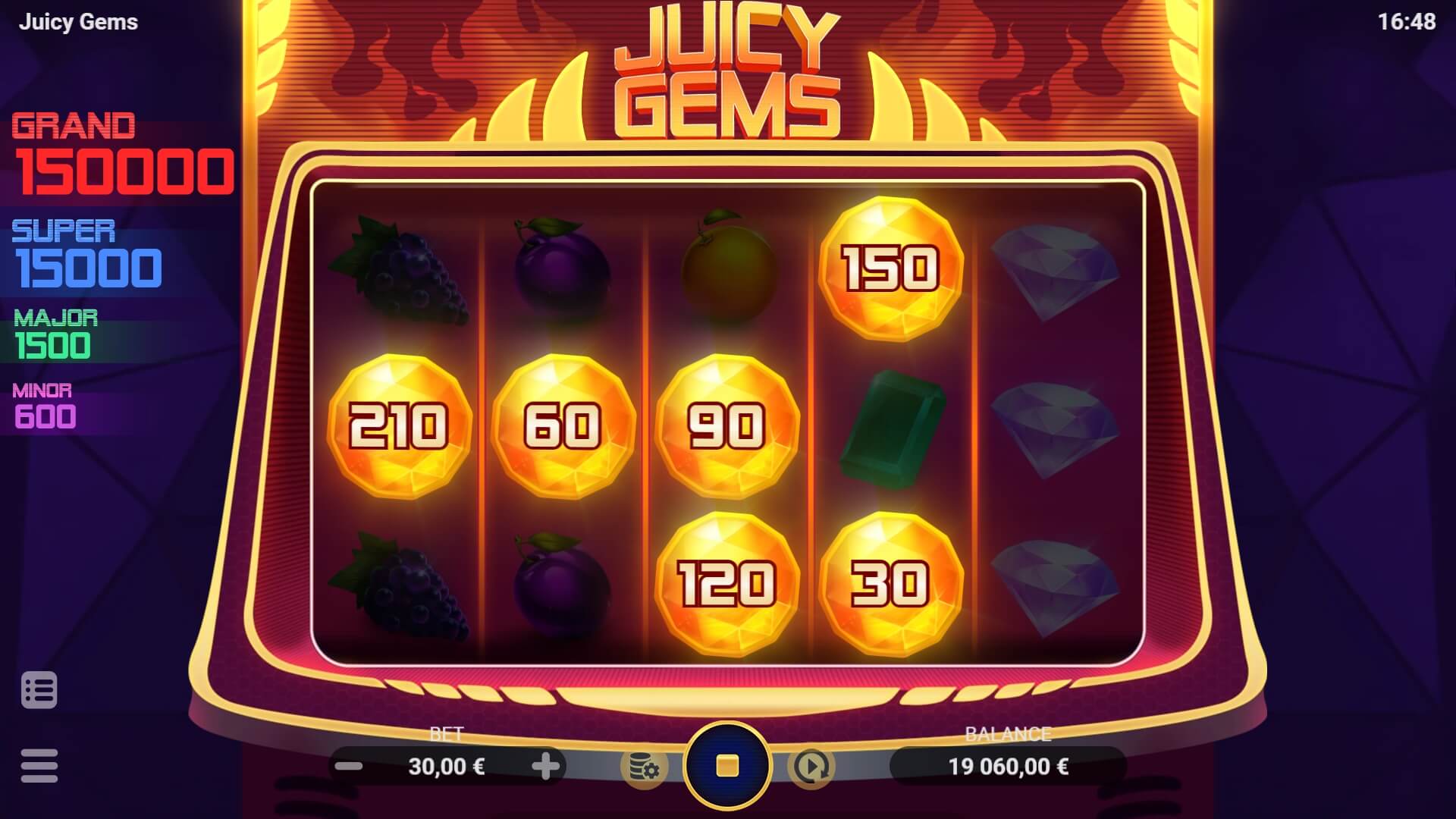 JUICY GEMS Evoplay 168slotxo