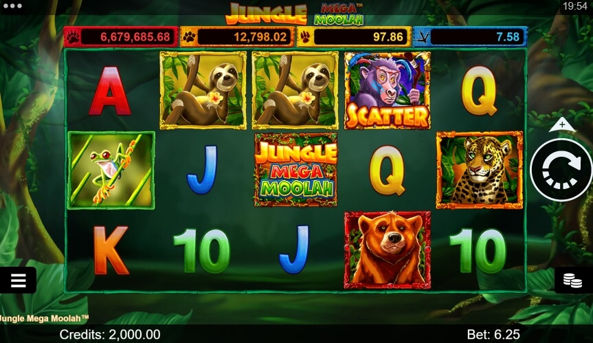 Jungle Mega Moolah MICROGAMING สล็อต xo เครดิต ฟรี