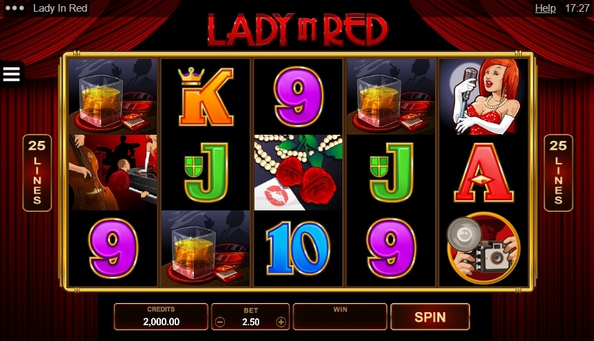 Lady in Red MICROGAMING slotxo123