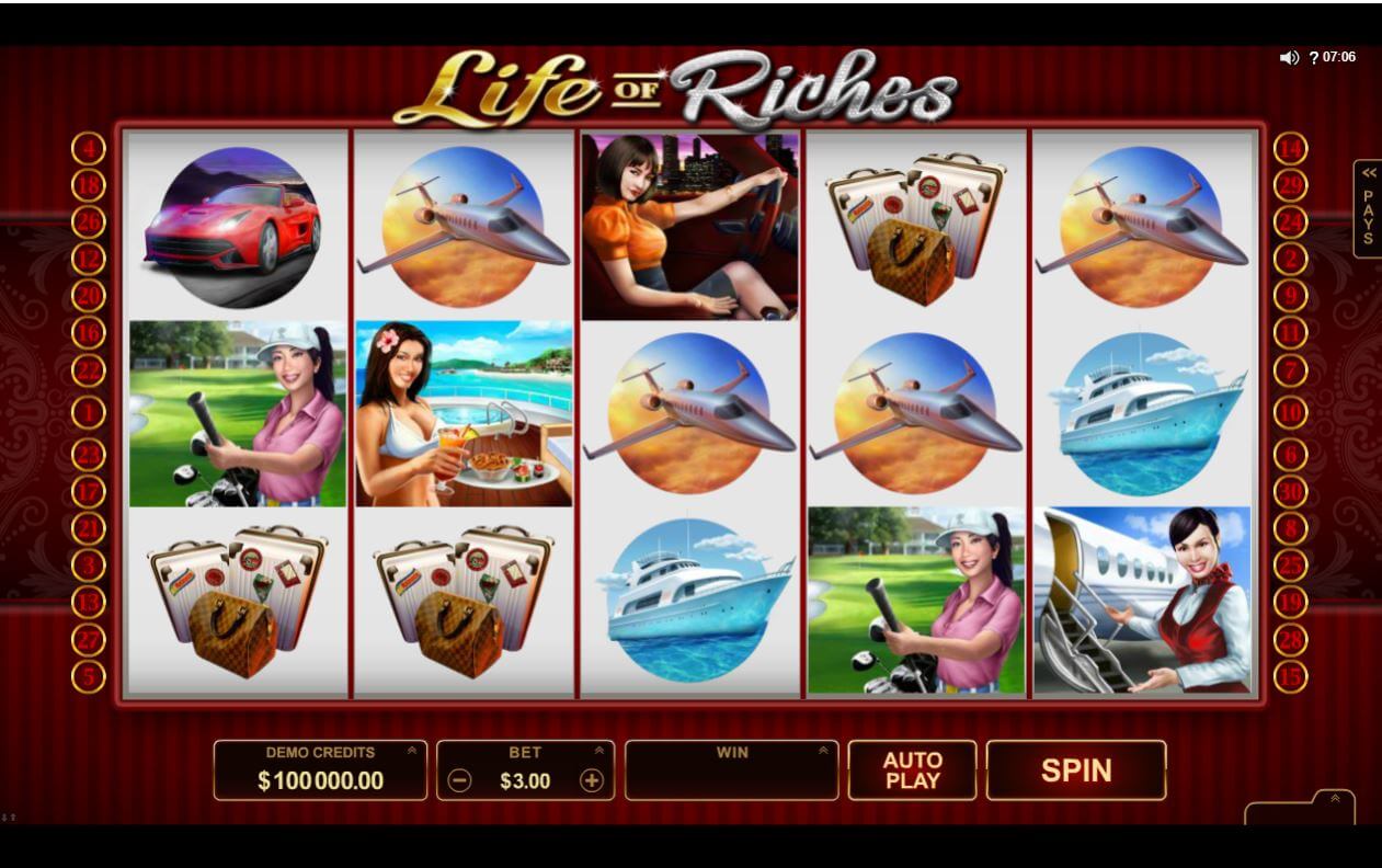 Life of Riches MICROGAMING 168slotxo