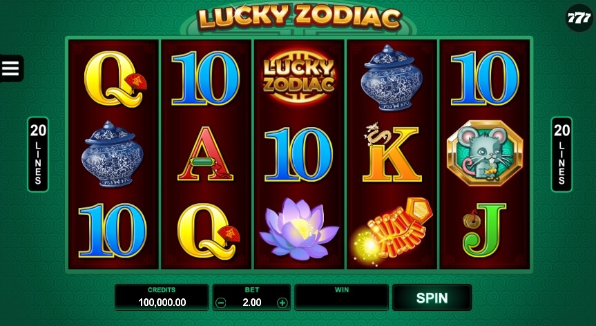 Lucky Zodiac MICROGAMING 168slotxo