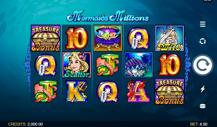 Mermaids Millions MICROGAMING สล็อต PG แตกง่าย