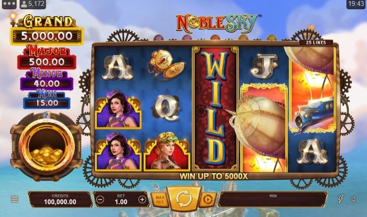 Noble Sky MICROGAMING slotxo เล่น ฟรี