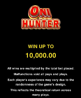 Oni Hunter MICROGAMING 168slotxo