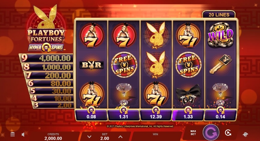 Playboy Fortunes HyperSpins MICROGAMING 168slotxo