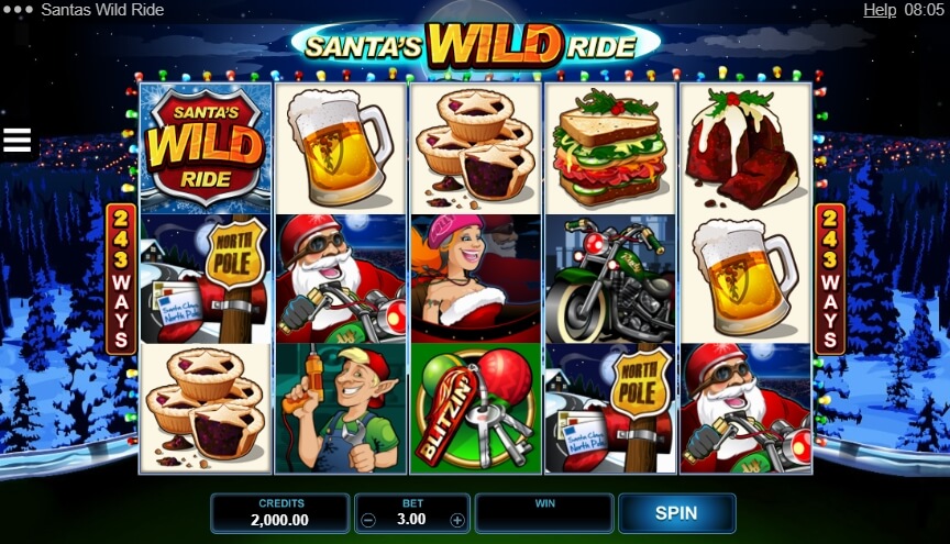 Santa's Wild Ride MICROGAMING slotxo 555