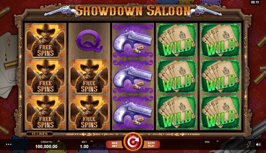 Showdown Saloon MICROGAMING สล็อต xo