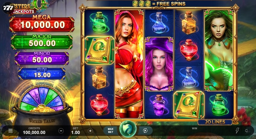 Sisters of Oz Jackpots MICROGAMING 168slotxo