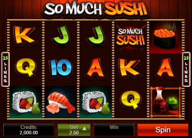 So Much Sushi MICROGAMING 168slotxo