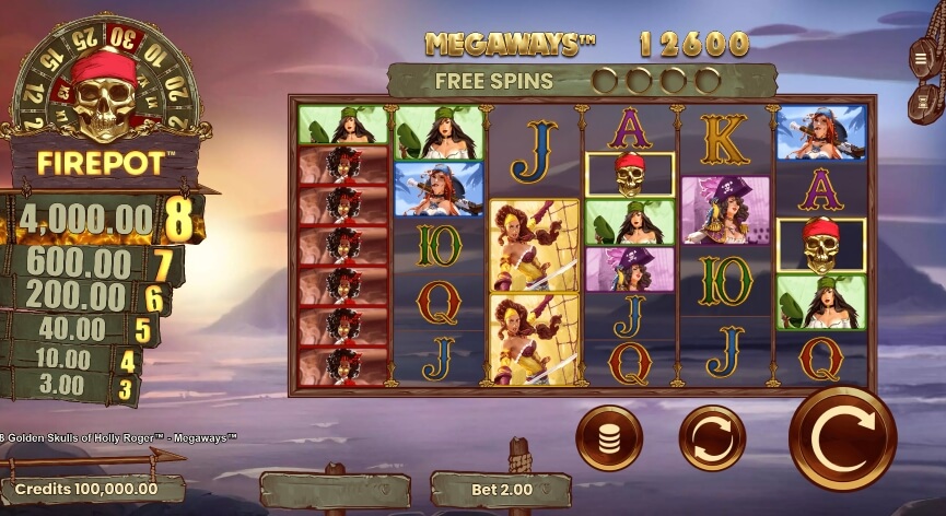 8 Golden Skulls Of The Holly Roger MICROGAMING 168slotxo