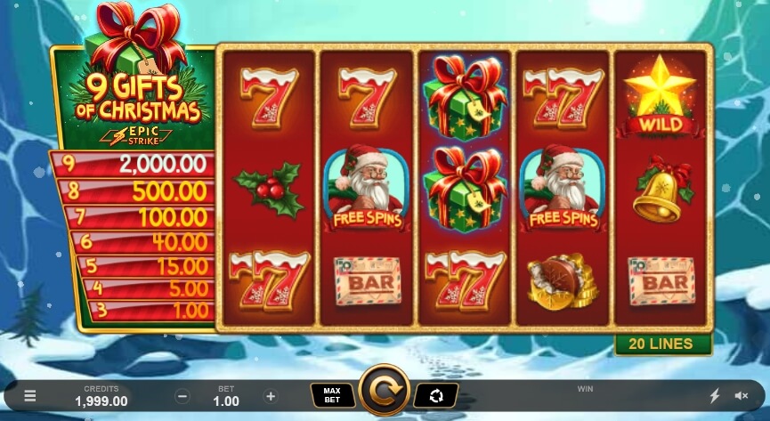 9 Gifts of Christmas MICROGAMING slotxo