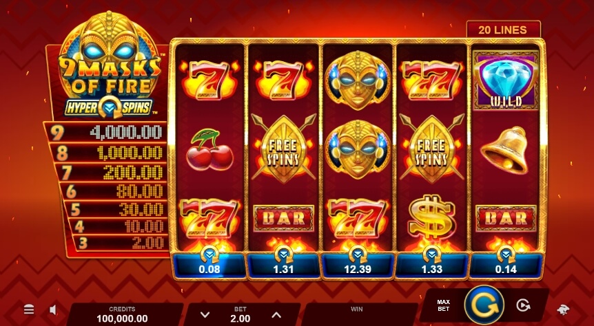 9 Masks of Fire HyperSpins MICROGAMING 168slotxo