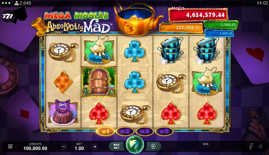 Absolootly Mad Mega Moolah MICROGAMING 168slotxo