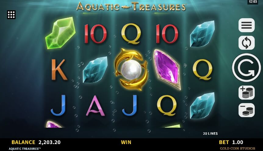 Aquatic Treasures MICROGAMING slotxo เครดิตฟรี