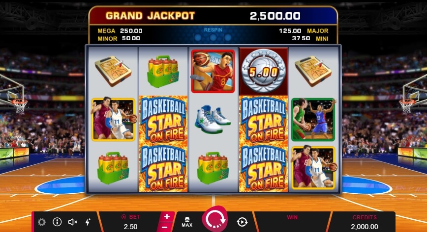 Basketball Star on Fire MICROGAMING 168slotxo