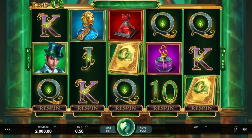 Book Of Oz MICROGAMING สล็อต xo