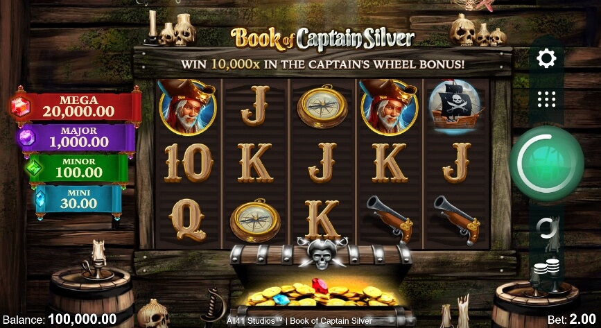 Book of Captain Silver MICROGAMING สล็อต xo