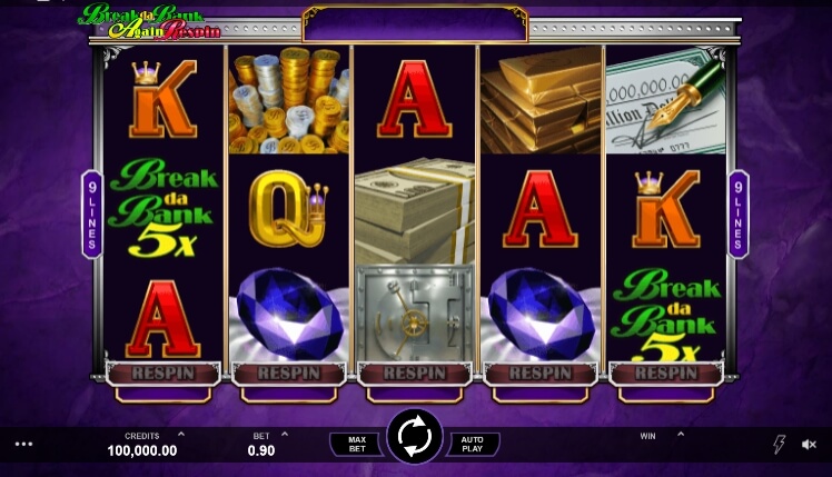 Break Da Bank Again Respins MICROGAMING สล็อต xo เครดิต ฟรี