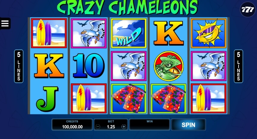 Crazy Chameleons MICROGAMING slotxo gaming