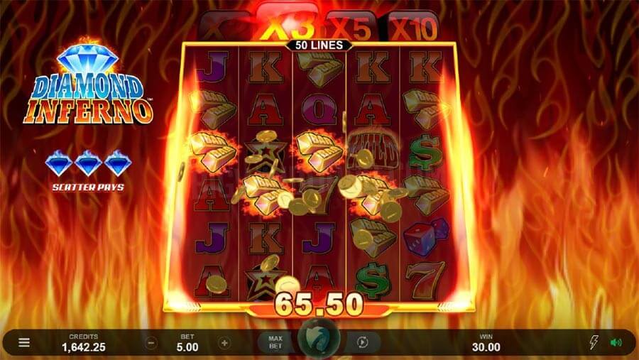 Diamond Inferno MICROGAMING slotxo mobile