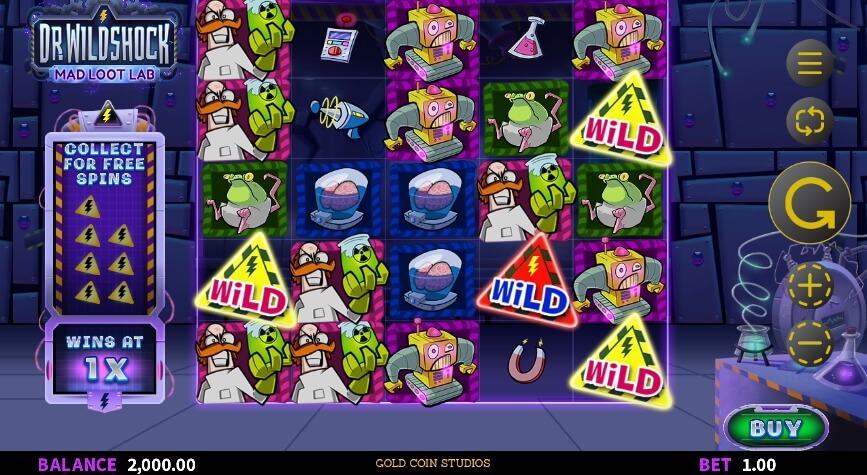 Dr. Wildshock Mad Loot Lab MICROGAMING สล็อต xo เครดิต ฟรี