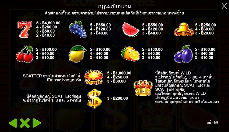 Crown of Fire Pragmatic Play slotxo ฟรีเครดิต