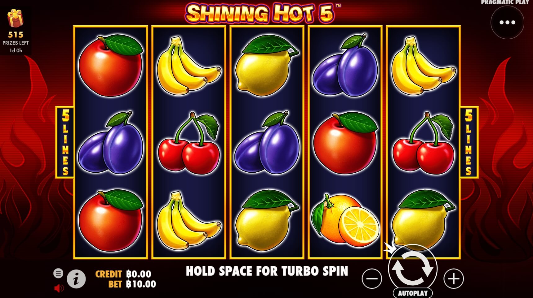 Shining Hot 5 Pragmatic Play slotxo mobile