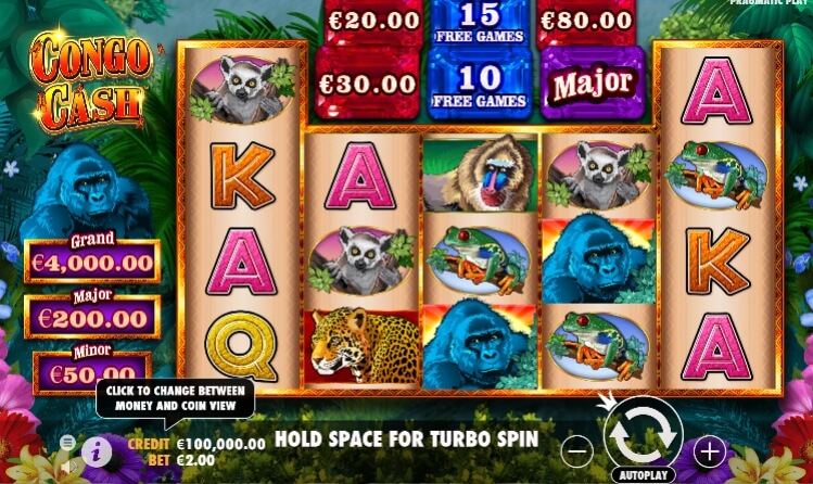 Congo Cash Pragmatic Play slotxo mobile