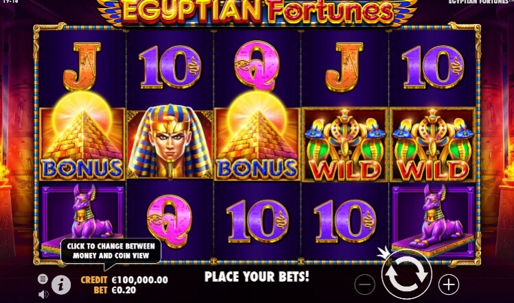 Egyptian Fortunes Pragmatic Play joker gaming
