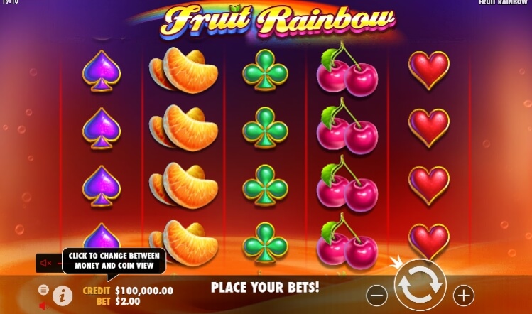 Fruit Rainbow Pragmatic Play 168slotxo